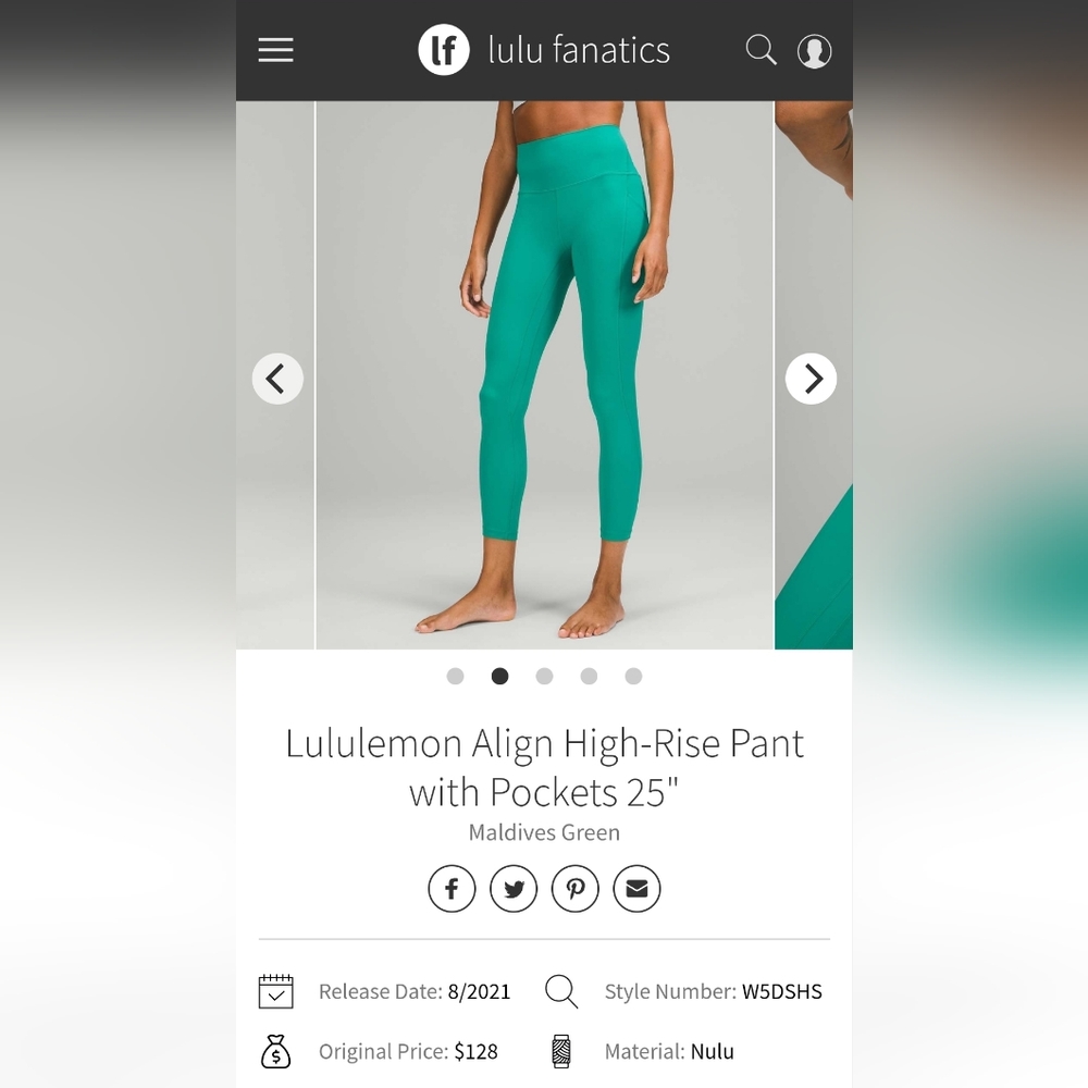 Lululemon align leggings pockets 6